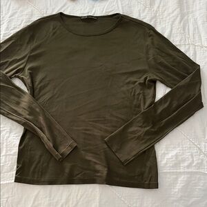 Ralph Lauren Olive Long Sleeve Top jersey